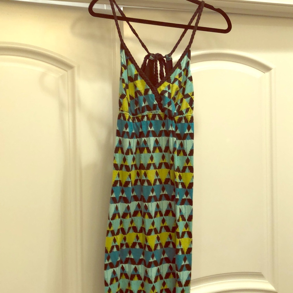 North Face ikat pattern dress